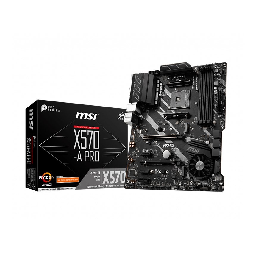 MAINBOARD MSI X570-A PRO (AMD X570, SOCKET AM4, E-ATX, 4 KHE RAM DDR4)