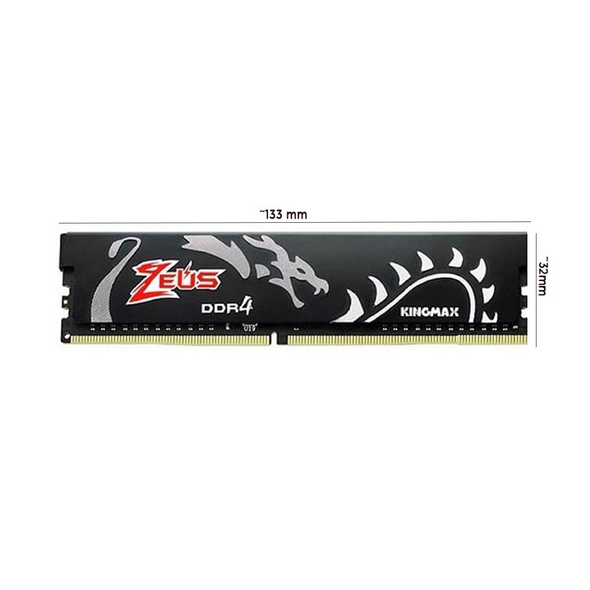 RAM DESKTOP KINGMAX ZEUS DRAGON (KM-LD4-3200-16GHS) 16GB (1X16GB) DDR4 3200MHZ