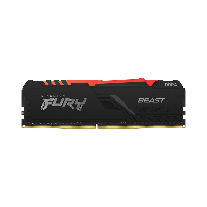 RAM DESKTOP KINGSTON FURY BEAST RGB (KF432C16BBA/8) 8GB (1X8GB) DDR4 3200MHZ