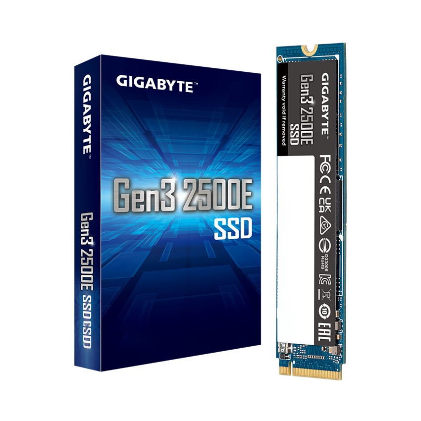 Ổ CỨNG SSD GIGABYTE 256GB M.2 2280 PCIE NVME GEN 3X4 (ĐỌC 1700MB/S, GHI 1100MB/S) - (GP-GSM2NE3256GNTD)