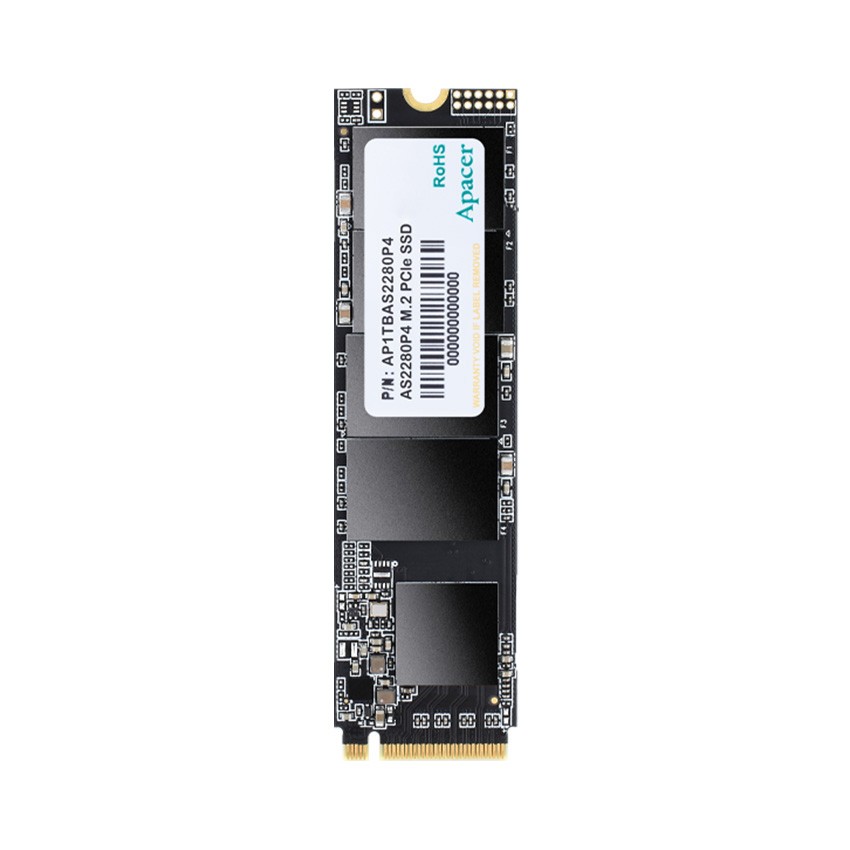 Ổ CỨNG SSD APACER AS2280P4 512GB PCIE NVME 3X4 (ĐOC 2100MB/S, GHI 1500MB/S) - (AP512GAS2280P4-1)