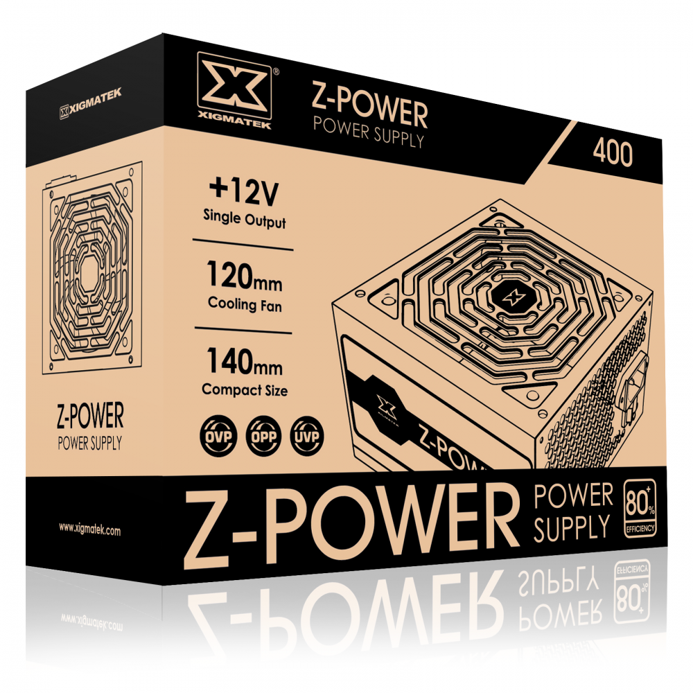 XIGMATEK Z-POWER 400 (EN45921) - Sản phẩm lý tưởng cho hệ thống GAME-NET